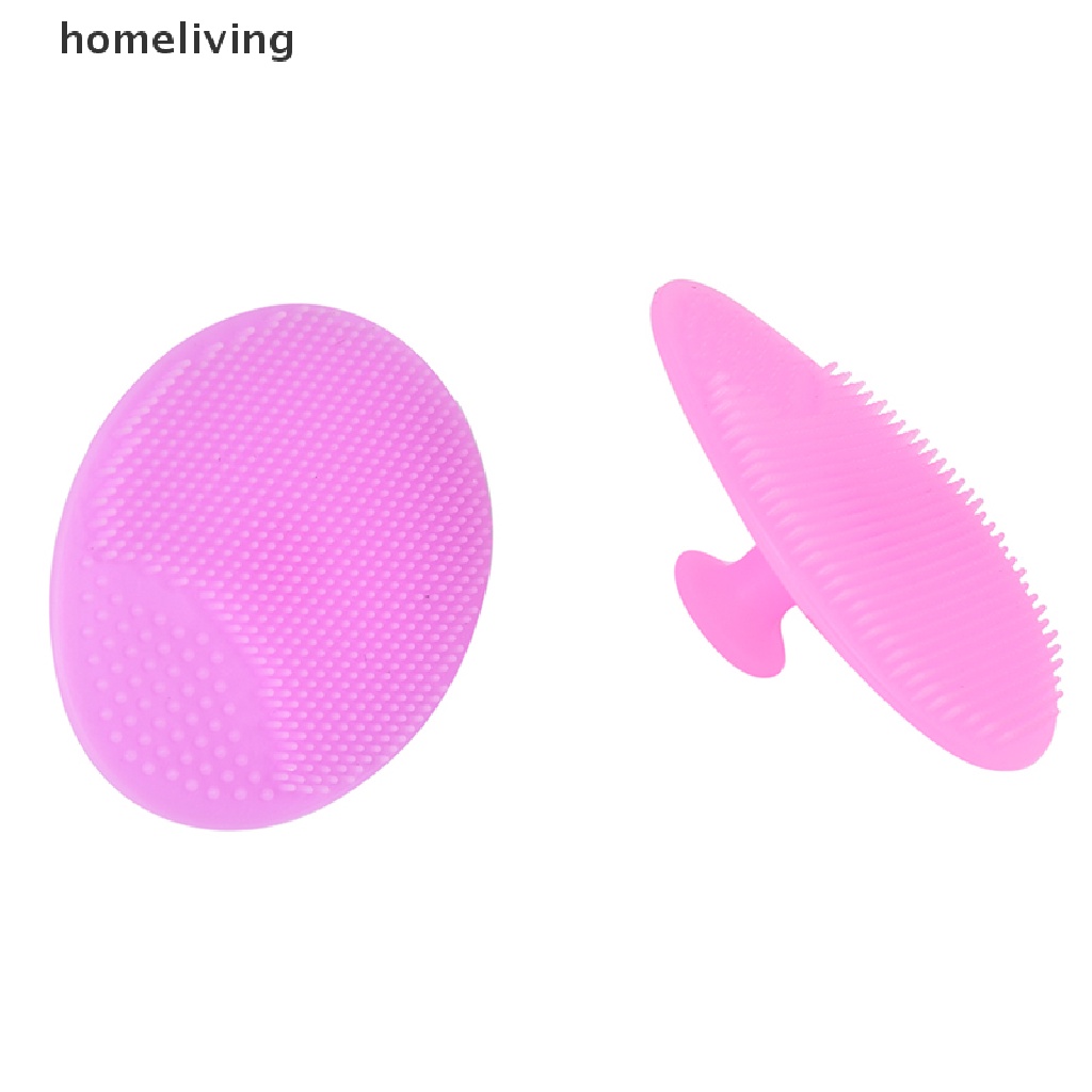 1 Bàn Chải Rửa Mặt Làm Sạch Sâu Chất Liệu Silica Gel Tiện Dụng