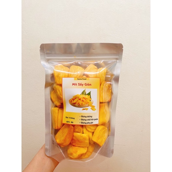 Mít Thái Sấy Loại 1, Múi To, Cánh Dày, Giòn Rụm 500g