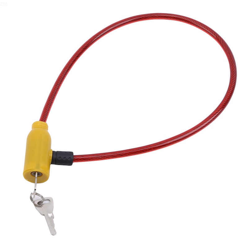 Dây Khóa Xe Đạp Chống Trộm Kèm 2 Chìa Khóa Zm222.vn