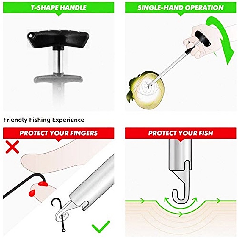 Dụng cụ gỡ lưỡi câu cá tiện lợi