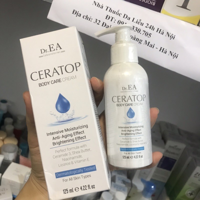 CERATOP BODY CARE CREAM DƯỠNG DA GIỮ ẨM - Nhà Thuốc Da Liễu 24h