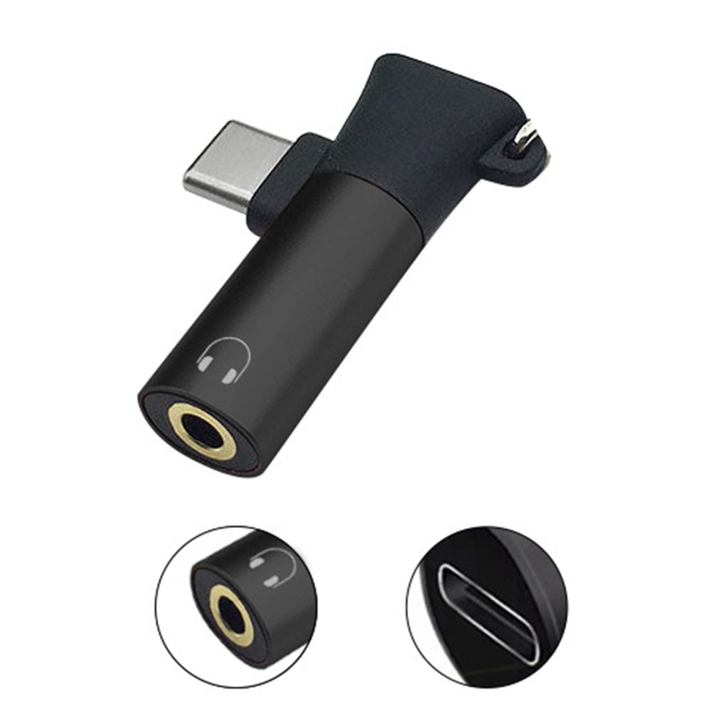 Dây Cáp Sạc Kết Nối Đa Năng 2 Trong 1 Type C Sang 3 5mm Cho P30 Mi 8 6