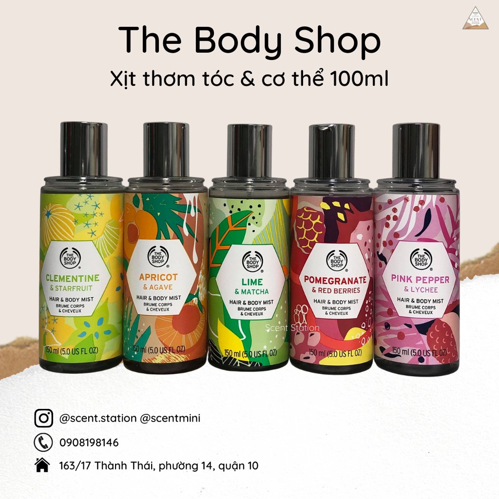 Xịt thơm tóc & cơ thể Hair & Body mist The Body Shop 150ml - Bath & Body  Works 146ml | Shopee Việt Nam