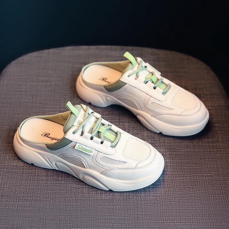 [Mã FAGREEN245 giảm 10% tối đa 30k đơn từ 99k] Giày thể thao nữ chất da mềm êm chân fullbox mã P61 | BigBuy360 - bigbuy360.vn