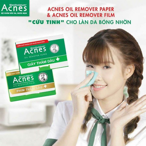 🍀🍀Phim thấm dầu Acnes Oil Remover Fiml-50 tờ