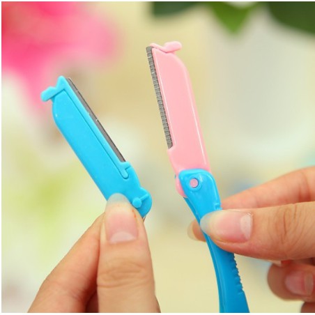 Bộ dao cạo lông mày 3 lưỡi,được làm từ chất liệu nhựa cứng, lưỡi dao bằng thép không gỉ sắc bén, độ bền cao _ CHÍNH HÃNG