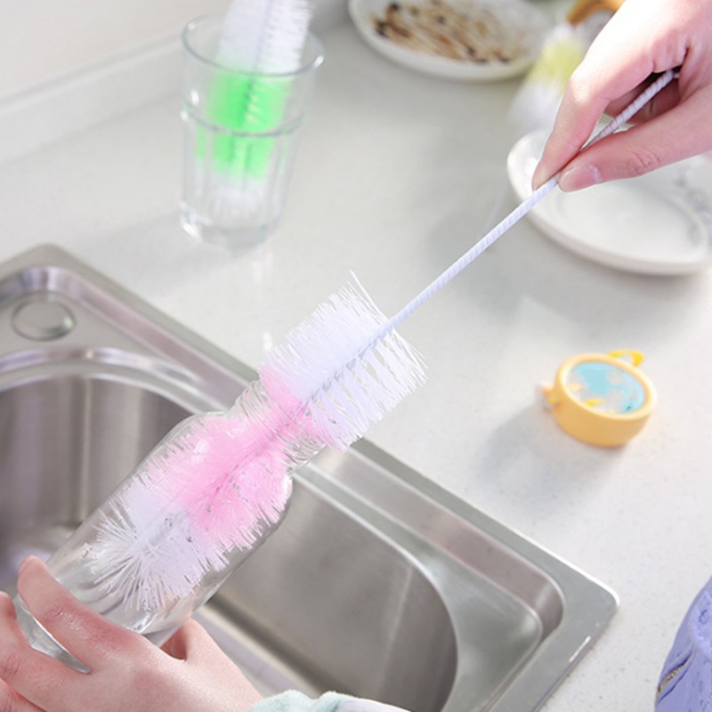 Cọ Rửa Bình Nước Cán Dài Đa Năng Tiện Dụng