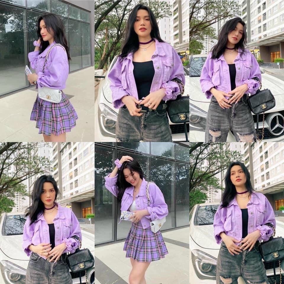 ÁO KHOÁC JEAN NỮ DÁNG CROPTOP NHIỀU MÀU HOT TRẺ TRUNG - NĂNG ĐỘNG - THỜI TRANG MÙA HÈ
