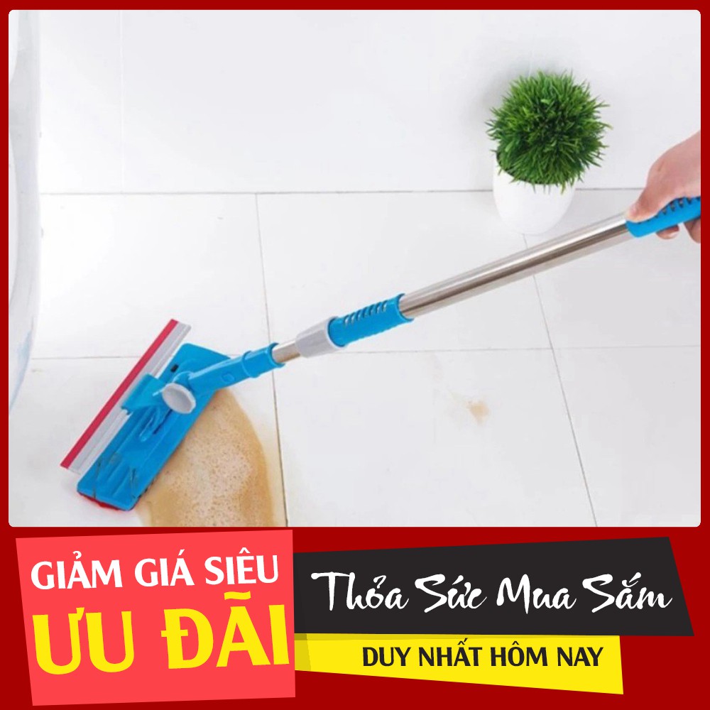 (Hàng Đẹp)  Cây Lau Kính Cán Dài Tiện Dụng  - 3004 (Rẻ Là Mua)