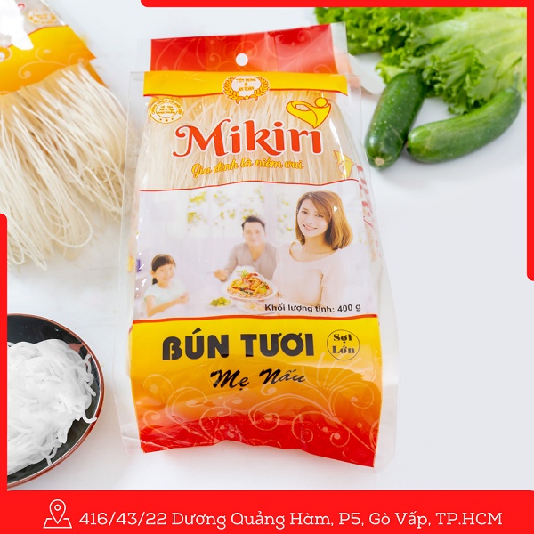 Combo 4 gói bún tươi Mikiri