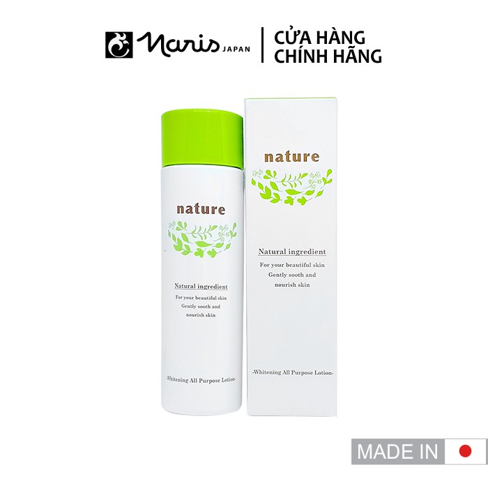 [Chính hãng] Nước dưỡng da và loại bỏ tế bào chết 2 trong 1 Naris Nature White 160ml