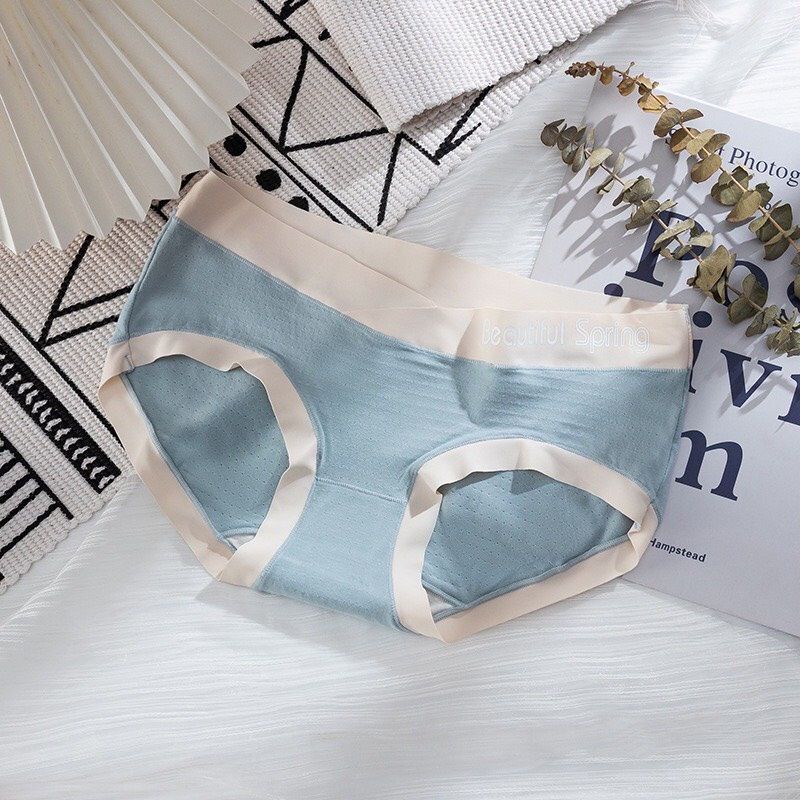 Quần Lót Bầu Cotton Thông hơi Cạp Chéo Kèm Túi Zíp 20031