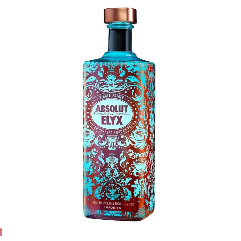 Vỏ Chai Rượu Ngoại Absolut Loại Đặt Biệt Dung Tích 1.5 Lít Rất Đẹp.