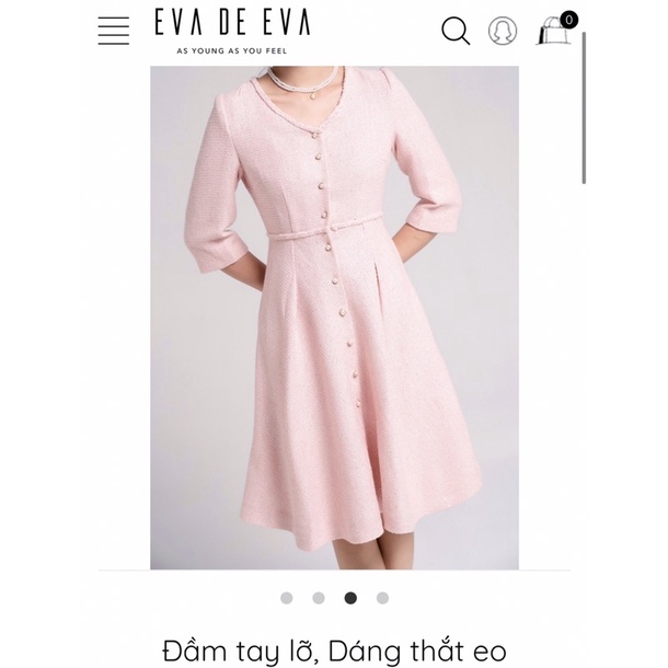 Váy dạ tweet evadeeva sz M new tag