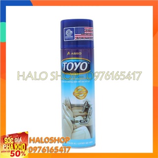 Bình Xịt Làm Bóng Đồ Da và Gỗ TOYO 500ml