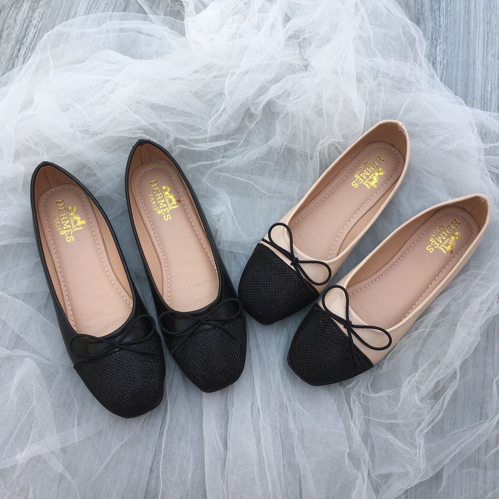 Giày nữ đế bệt gắn nơ ấu hot 2020 | BigBuy360 - bigbuy360.vn