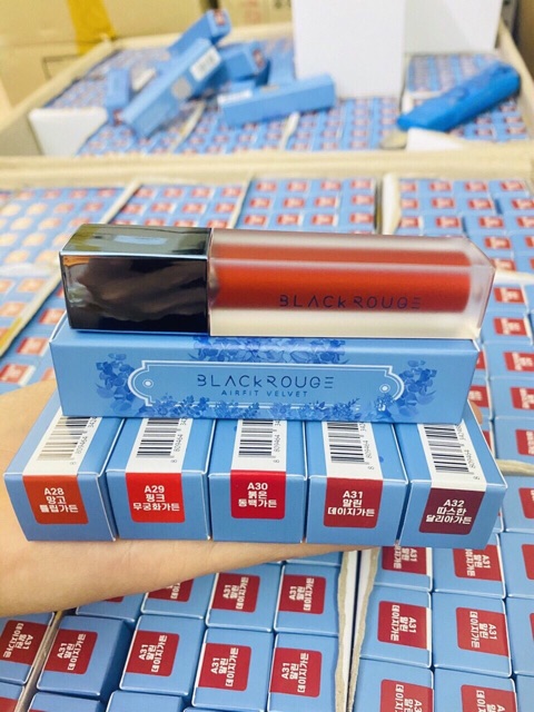 Son Kem Lì black rouge ver6  Màu a28 a29 a30 a31 a32
