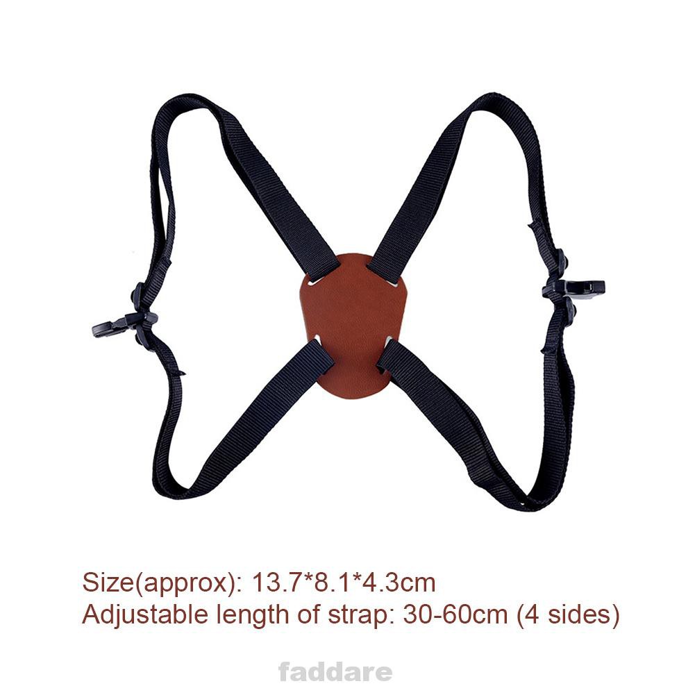 Quick Release Elastic Accessories Durable Black Shoulder Chest Labor Saving X Shaped Widen Binocular Strap