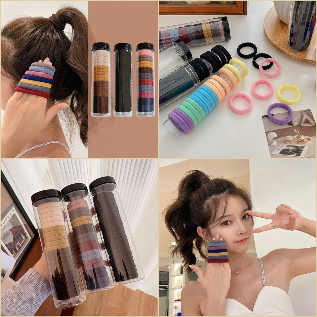 Băng Đô Da Co Giãn Không Đường May Đơn Giản Thoải Mái