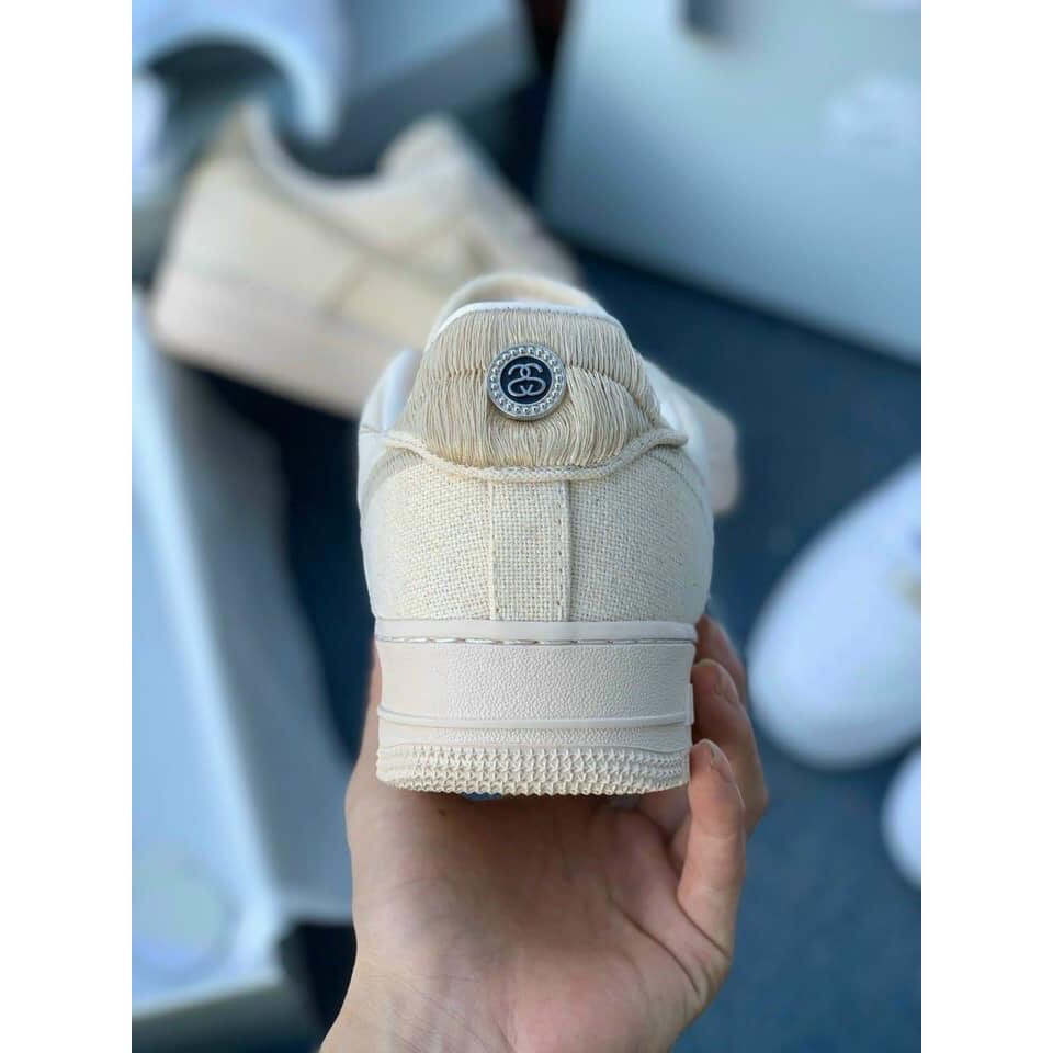 Giày Sneaker Cổ Thấp  AF1 - Air Force 1 x Stussy Fossil Stone