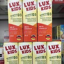 Luxkids Vitamin D3.Bổ Sung D3 Giúp Tăng Hấp Thụ Canxi,Phát Triển Toàn Diện.Xuất Xứ Đức