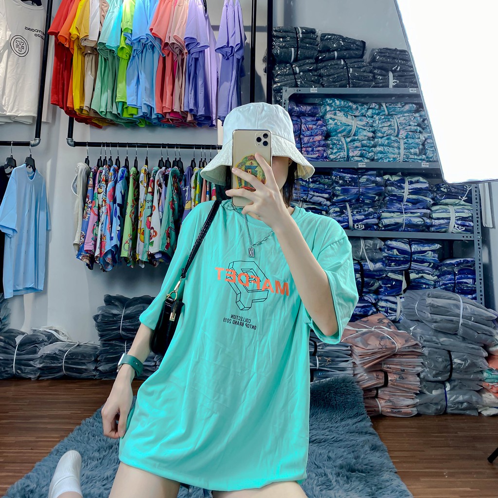 🍀HÀNG ĐẸP🍀 Áo thun Ontop màu cute Mèo cool unisex oversize vải cotton xượt poli co giãn thấm hút tốt A016