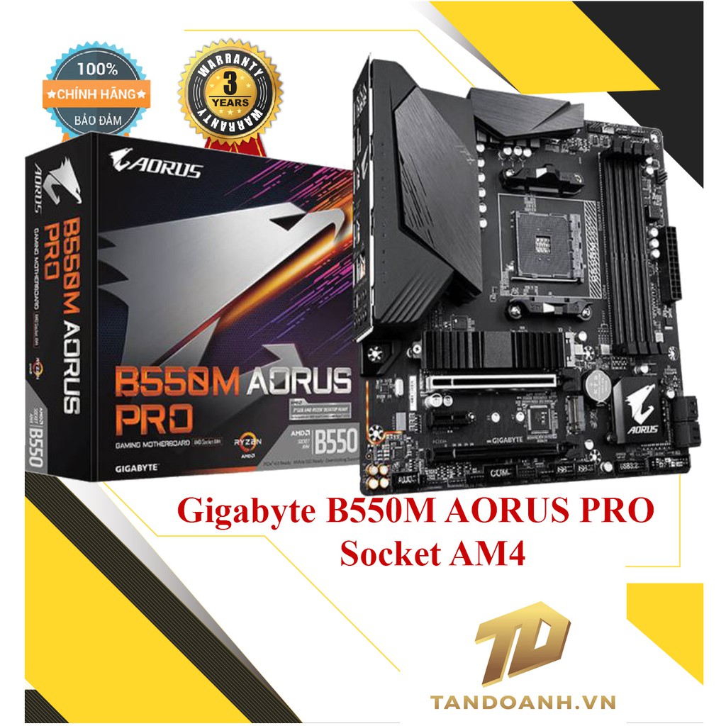 BO MẠCH CHỦ Gigabyte B550M AORUS PRO – SOCKET AM4