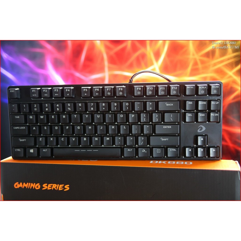 Bàn phím cơ DareU DK880 RGB Blue switch