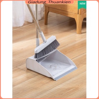 Chổi Quét Nhà Thông Minh 2in1 ❤️Chổi Nhựa Kèm Hót Rác Gấp Gọn❤️ Xoay 180 Độ Thông Minh Cao Cấp MỚI