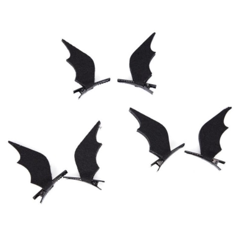 Kẹp Tóc Hình Đôi Cánh Trắng Thiên Thần Sừng Ác Quỷ Đen Cánh Dơi Hóa Trang Halloween Cosplay Phù Thủy Vui Nhộn 001547