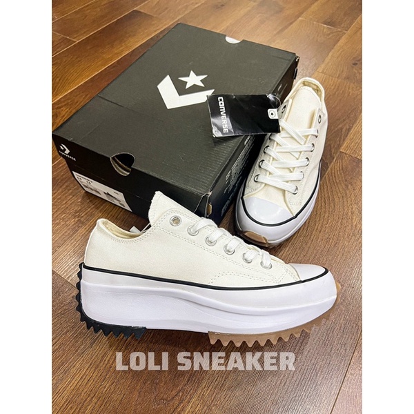 (Loli Store) Giày Cvs x JW Anderson Run Star Hike - Trắng- Thấp cổ - Chất lượng tiêu chuẩn