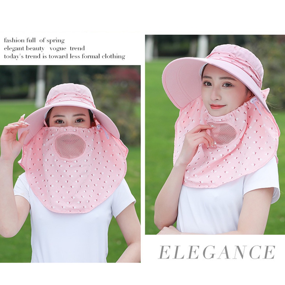 Mũ Rộng Vành Chống Nắng Thoáng Khí Bảo Vệ Toàn Diện Với 5 Màu Tùy Chọn