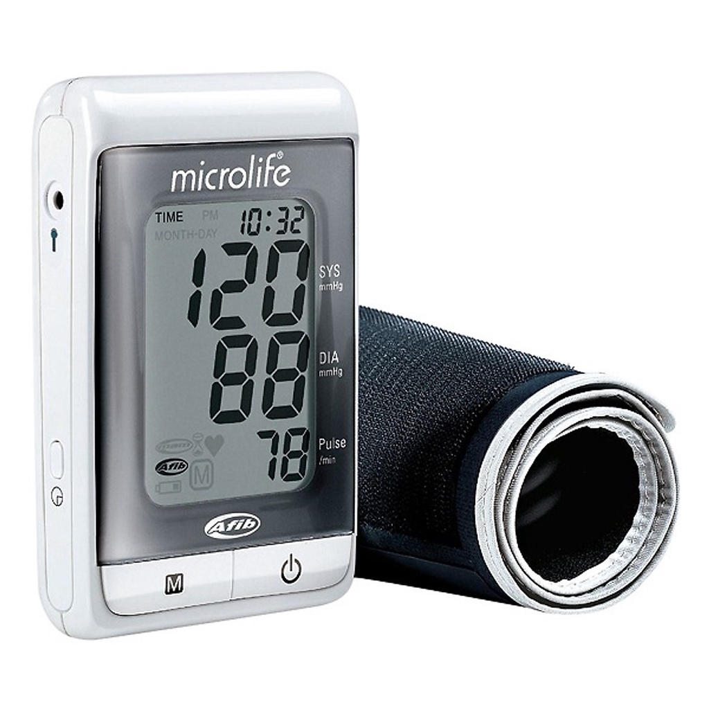 [CHÍNH HÃNG] Máy đo huyết áp bắp tay Microlife BP A200 cao cấp, cảnh báo đột quỵ