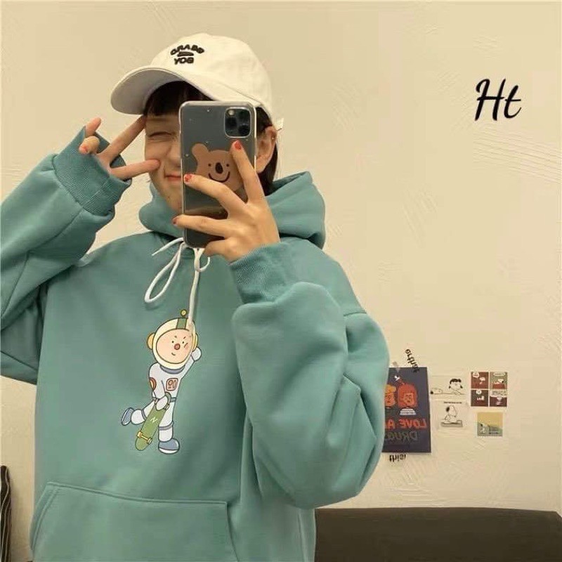 Áo hoodie 5D em bé trượt ván HT12