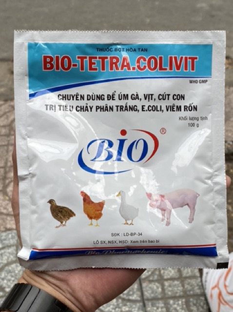 Bio Tetra.Colivit cho vật nuôi.