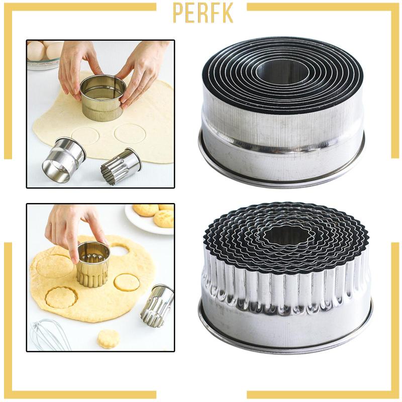 Set 12 Khuôn Làm Bánh Bao Bằng Thép Không Gỉ Tiện Lợi Dành Cho Nhà Bếp