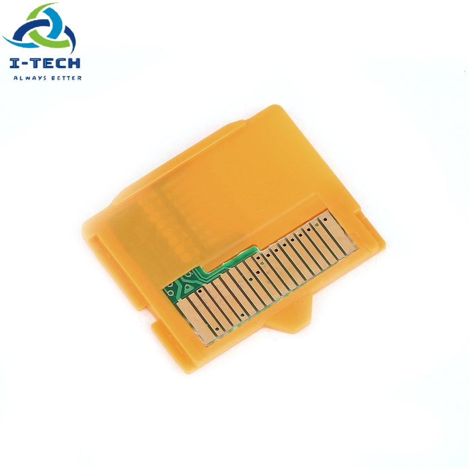 ⚡Khuyến mại⚡Yellow 25 x 22 x 2mm 1pcs Micro SD Attachment MASD-1 Camera TF to XD Card Insert Adapter for OLYMPUS