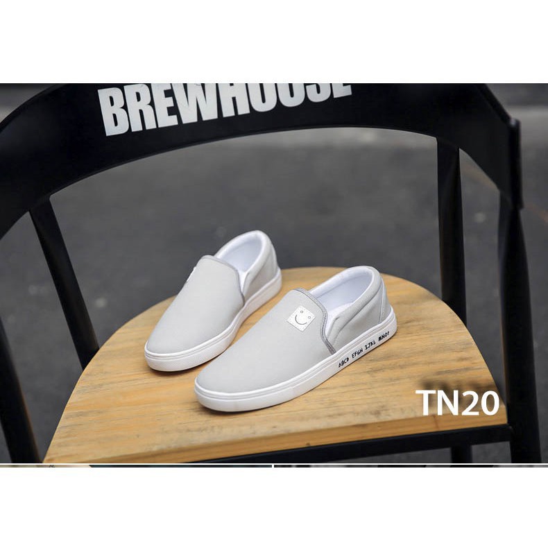 Giày Nam Cao Cấp 💖FREESHIP💖 Giày Slip on Mặt Cười Phong Cách Thời Trang Hàn Quốc | BigBuy360 - bigbuy360.vn