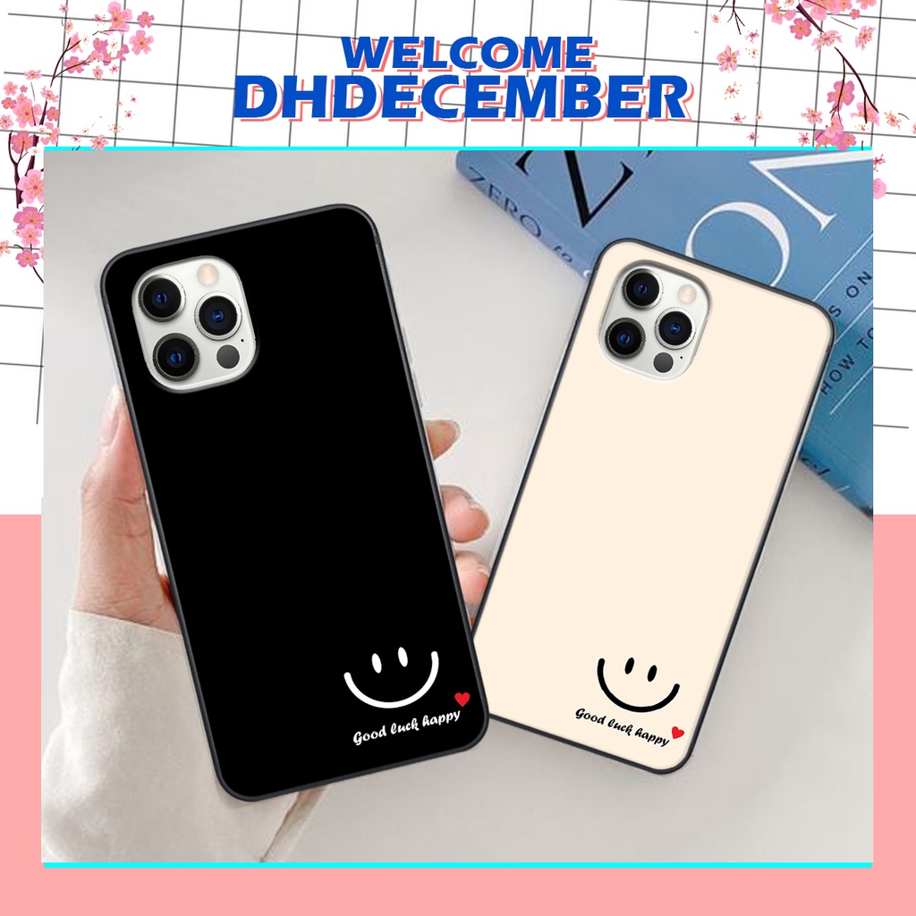 Ốp lưng iphone 12 PRO / 12 PRO MAX in hình nice ,good luck happy ốp xinh viền dẻo đẹp chất