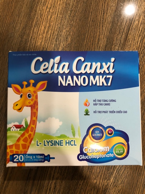 Celia Canxi Nano Mk7 phát triển chiều cao, kích thích ăn ngon, cho xương chắc khoẻ chống còi xương, loãng xương