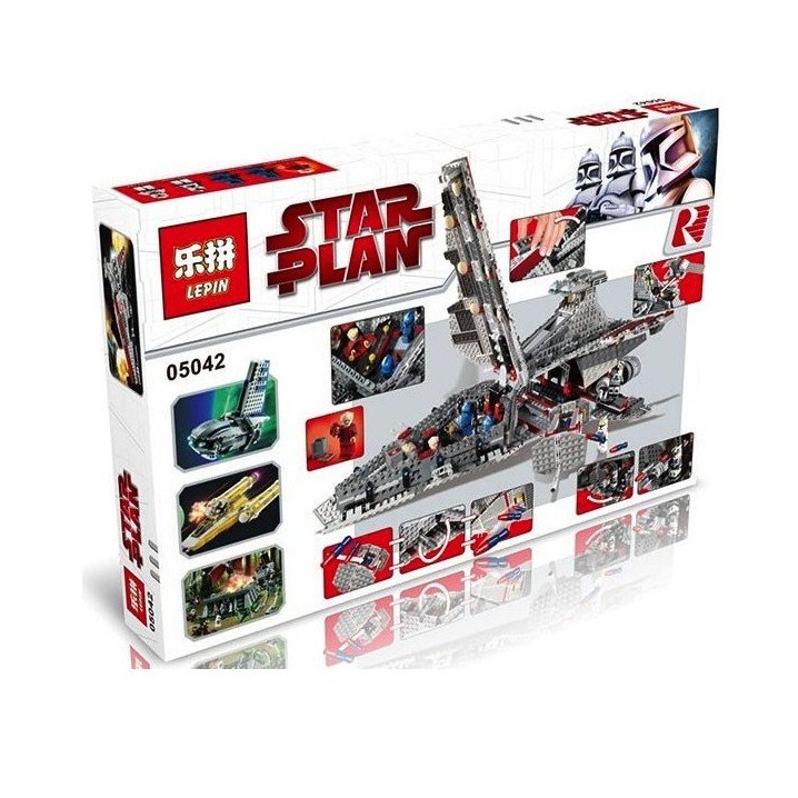 Lego Star Wars Lắp Ráp Xếp Hình Mô Hình Phi Thuyền Khổng Lồ Venator - 1200 khối LEPIN05042