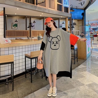 【Plus Size】(40-150kg) Đầm Dài Tay Lửng size Lớn Cho Nữ
