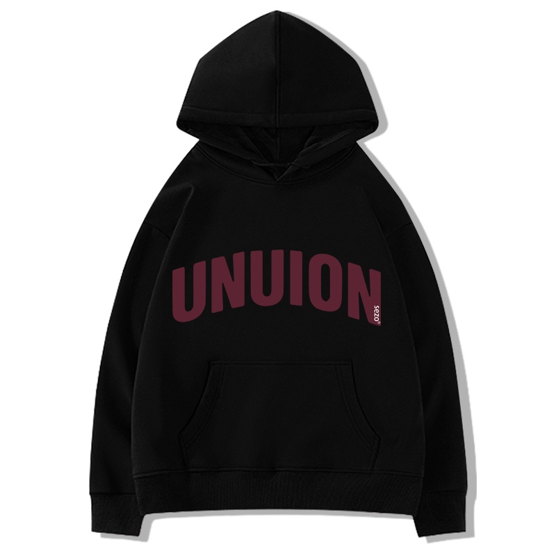 Áo hoodie SELVZE chất liệu cotton tay dài dáng rộng phong cách Mỹ cổ điển thời trang cao cấp cho nữ