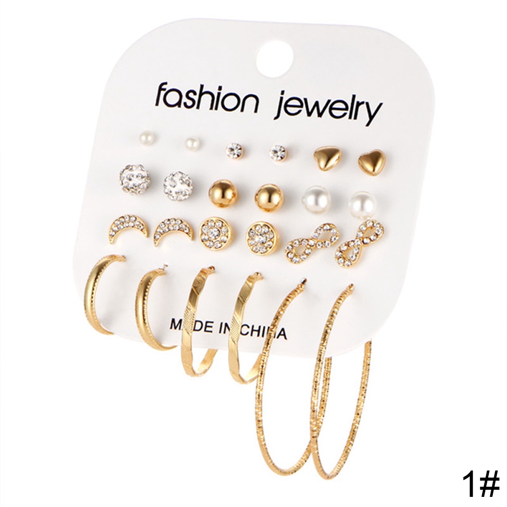 IF ME Bộ Khuyên Tai Nữ Trang Tạo Hình Độc Đáo