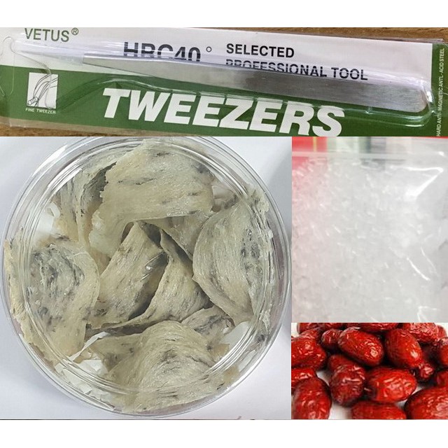 Yến thô nguyên chất 100% (Tặng Nhíp gắp lông)