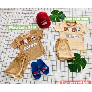 Đồ bộ cotton xịn shop cho bé trai