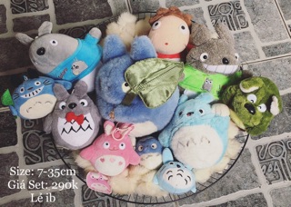 SET TOTORO THÚ BÔNG