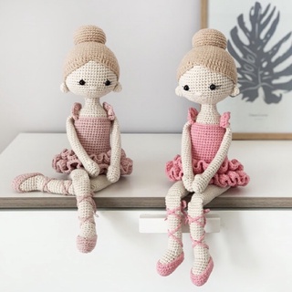 Búp Bê Len Cho Bé Gái - Thú Bông Len Handmade Đan Móc Bằng Thủ Công Bằng Tay