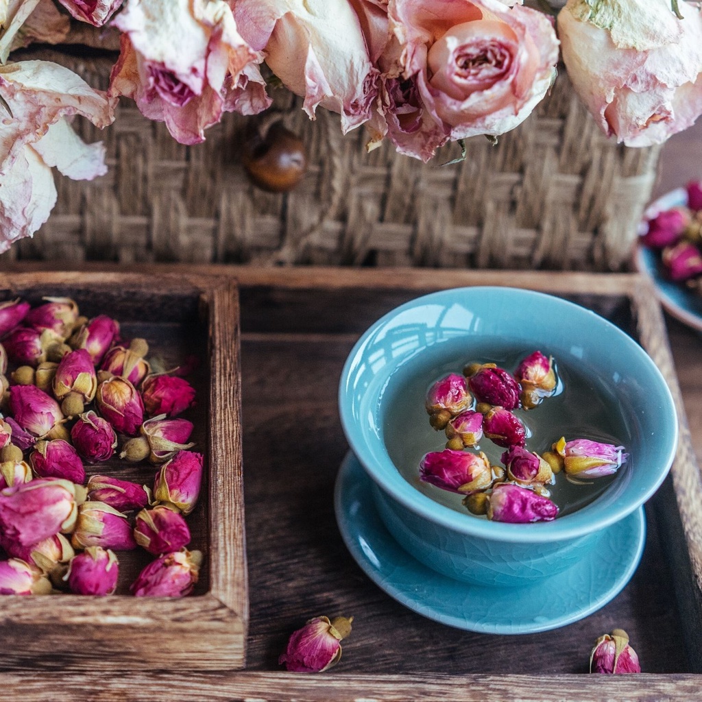 Trà hoa hồng Đà Lạt Vietpurity sấy khô 50g detox thải độc, chống lão hóa