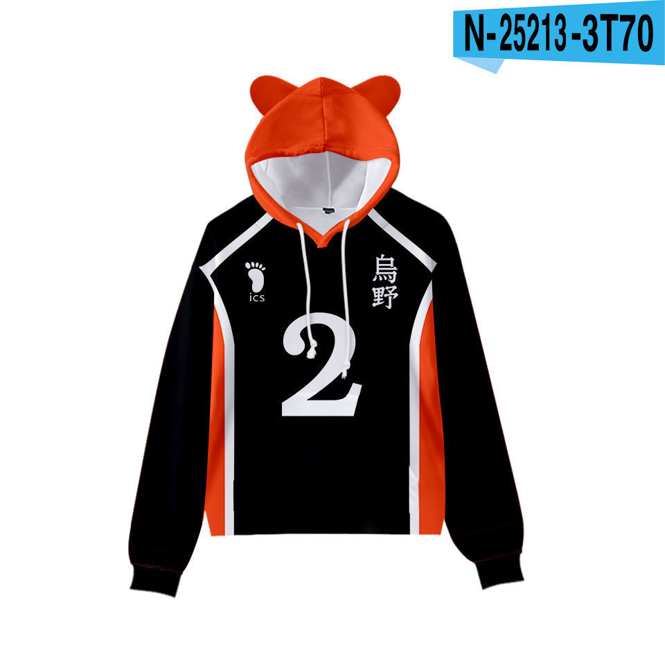 Áo Hoodie Tai Mèo Xinh Xắn Cho Bé